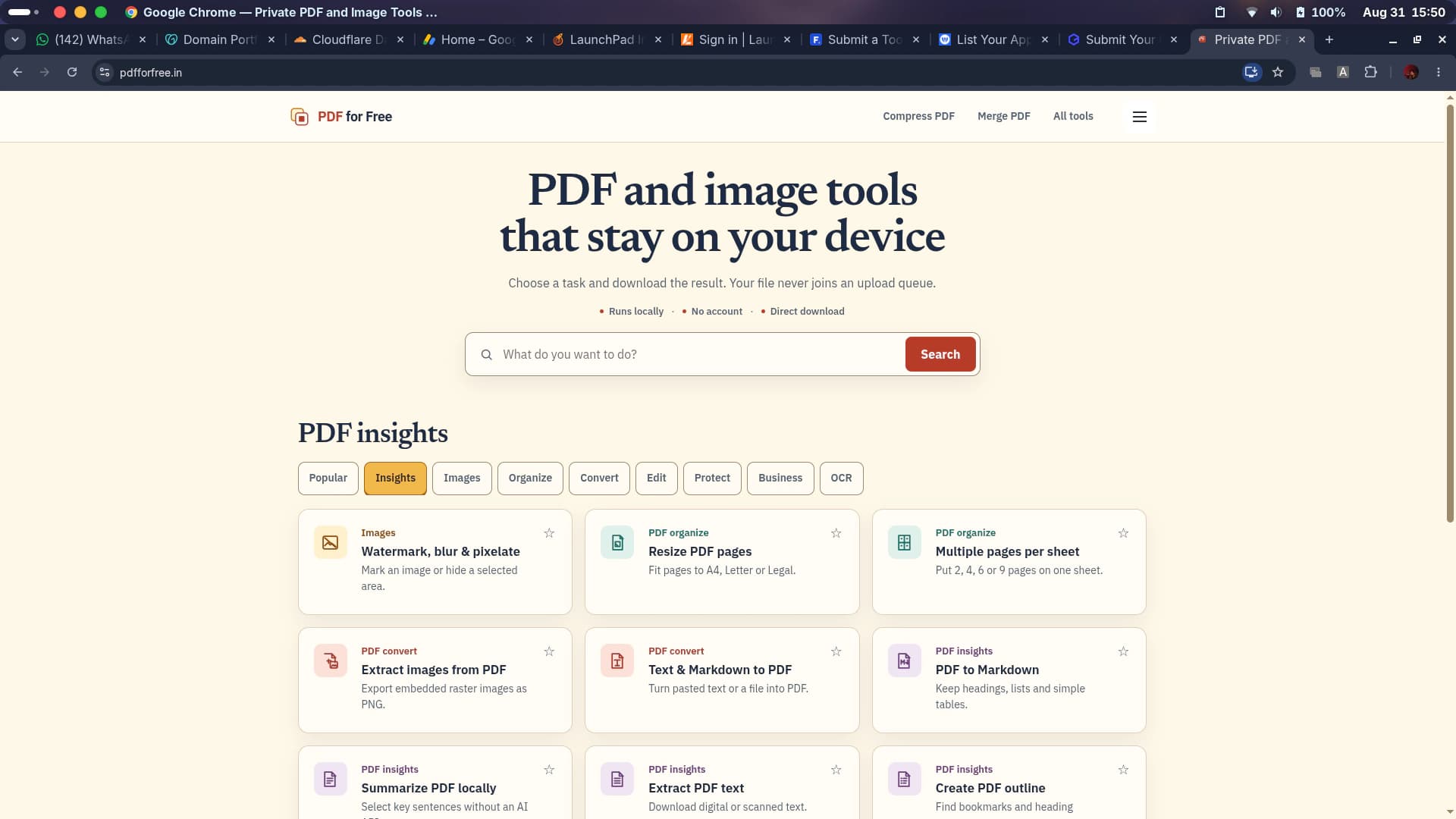 PdfForFree screenshot