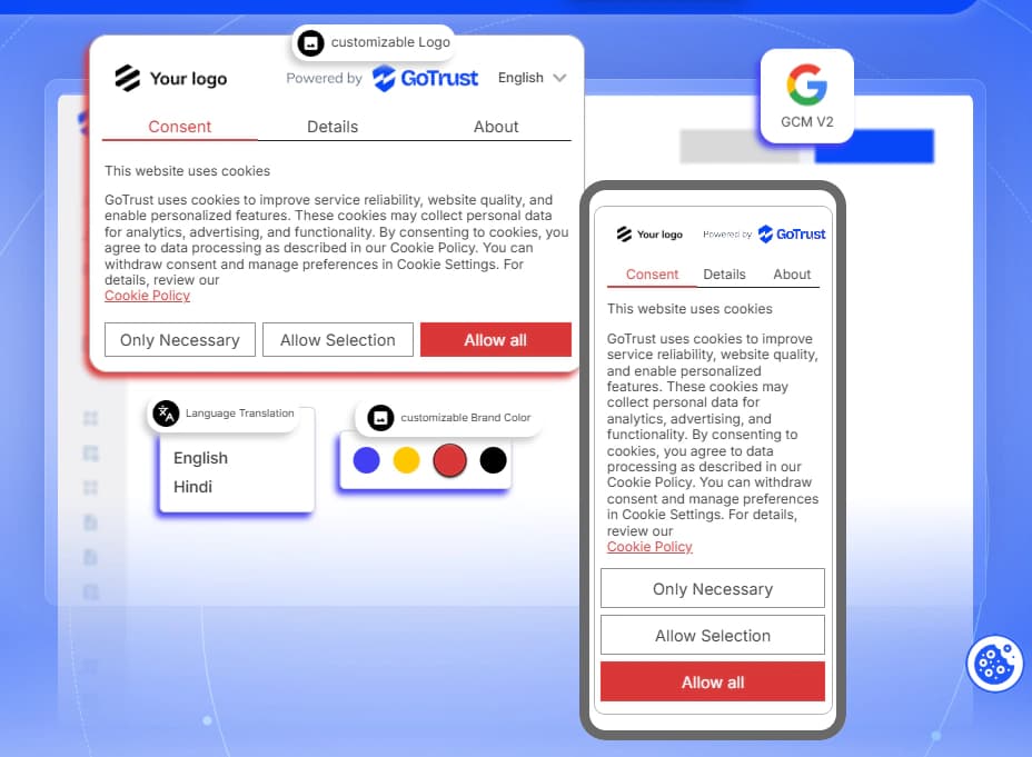 GoTrust Cookie Consent Tool