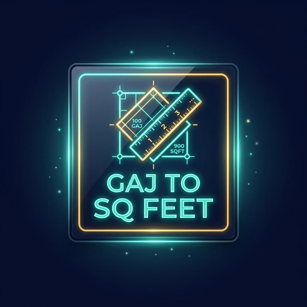 GajToSqft - Online Gaj to Square Feet Converter